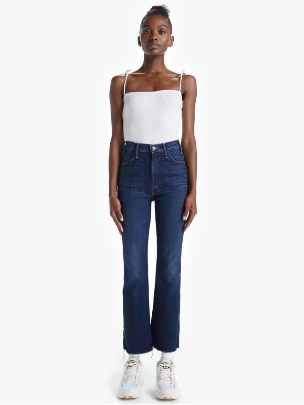 MOTHER The Hustler Ankle Fray Jeans - Sz 26